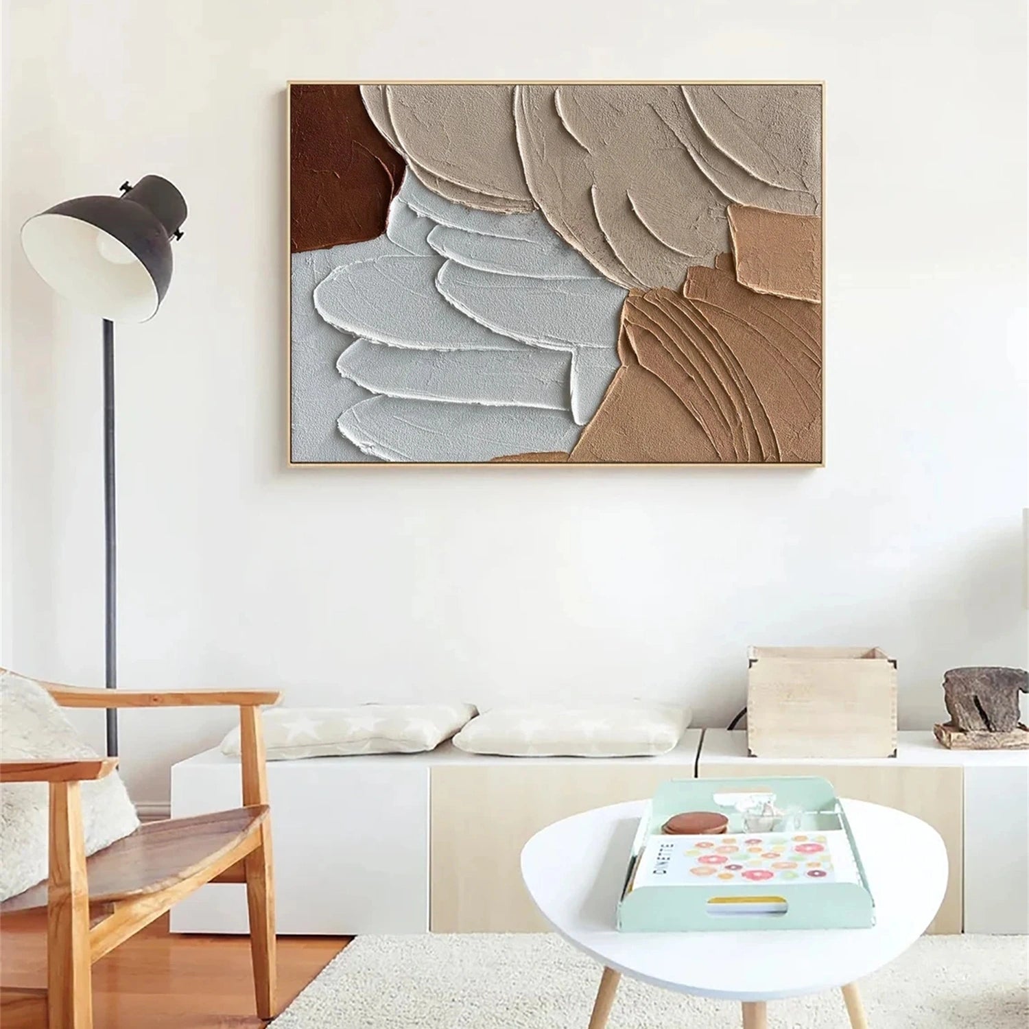Abstract Painting #AB 263 - Modern Wall Art for Home & Office Decor - Perfect for Living Room, Bedroom or Workspace