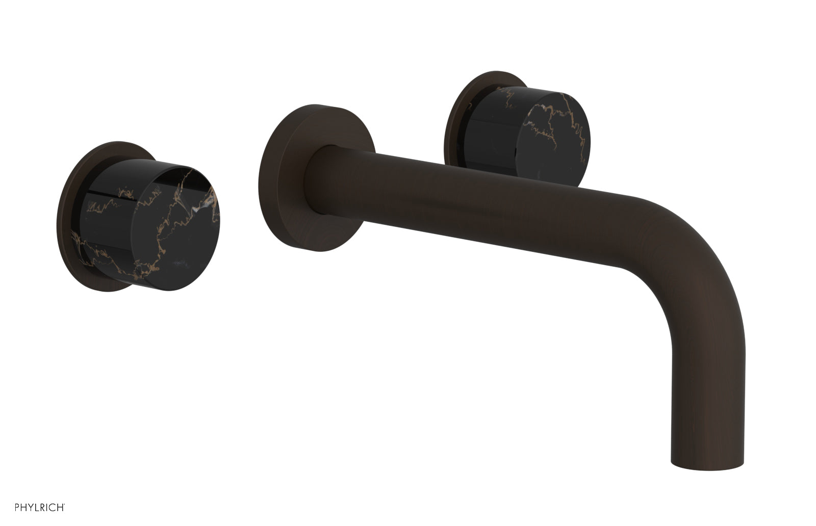 Premium Black Marble Wall Tub Set with Elegant Handles - 230 58 - Perfect for Modern Bathroom & Spa Decor