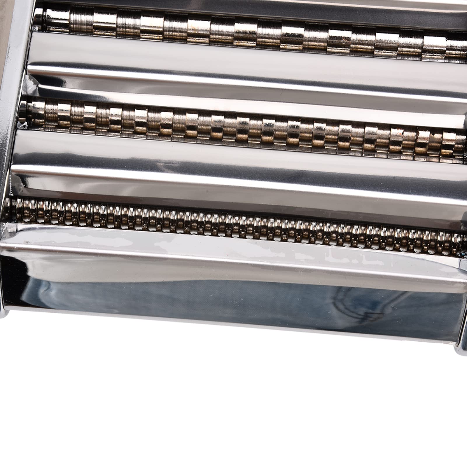 Stainless Steel Manual Pasta Maker Machine - 3 Blade Dough Sheeter for Homemade Noodles, Ravioli & Lasagna | Perfect for Italian Cooking, Restaurant & Home Kitchen Use