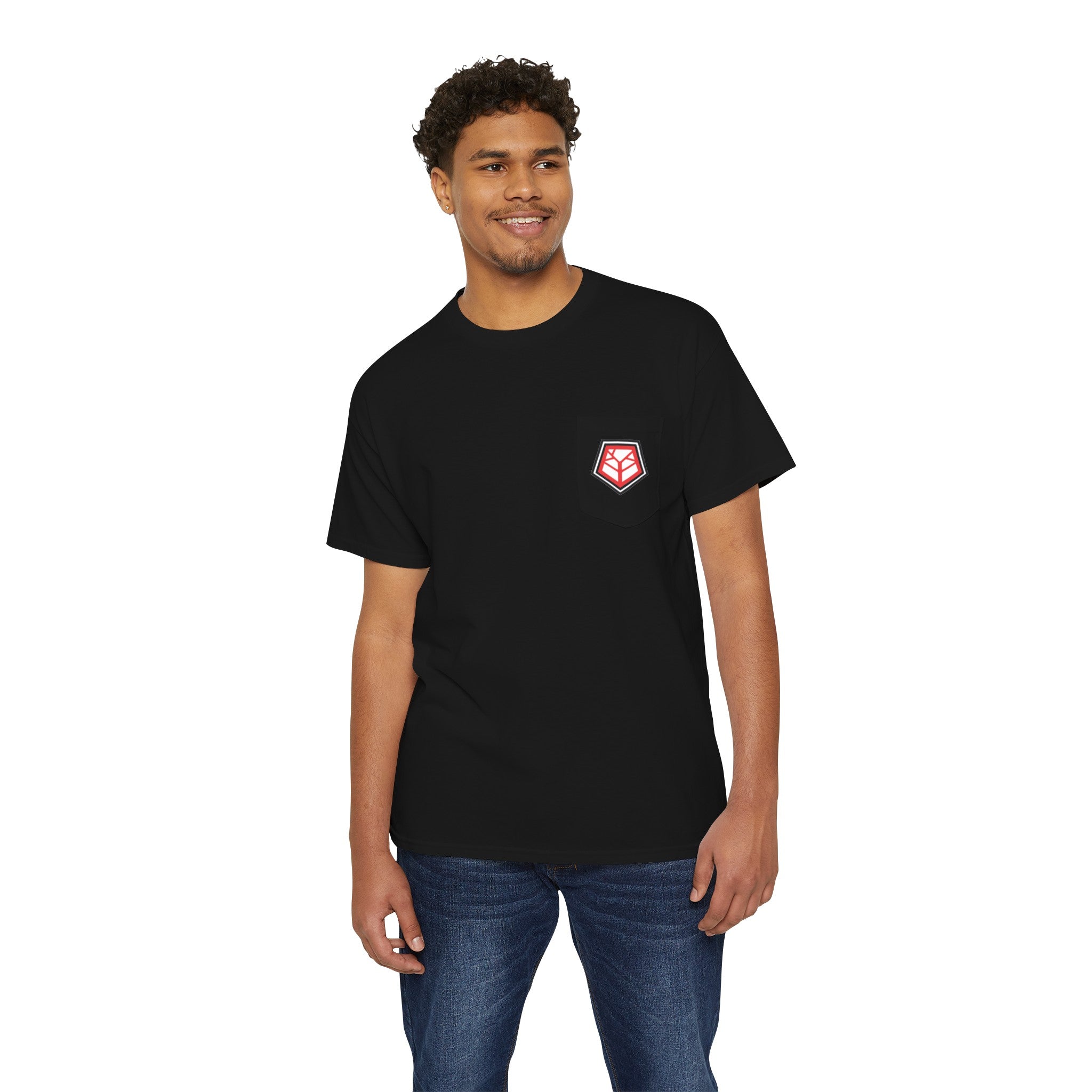 Premium Unisex Heavyweight Cotton Pocket T-Shirt - Soft Comfort Fit for Casual Wear, Work & Outdoor Activities