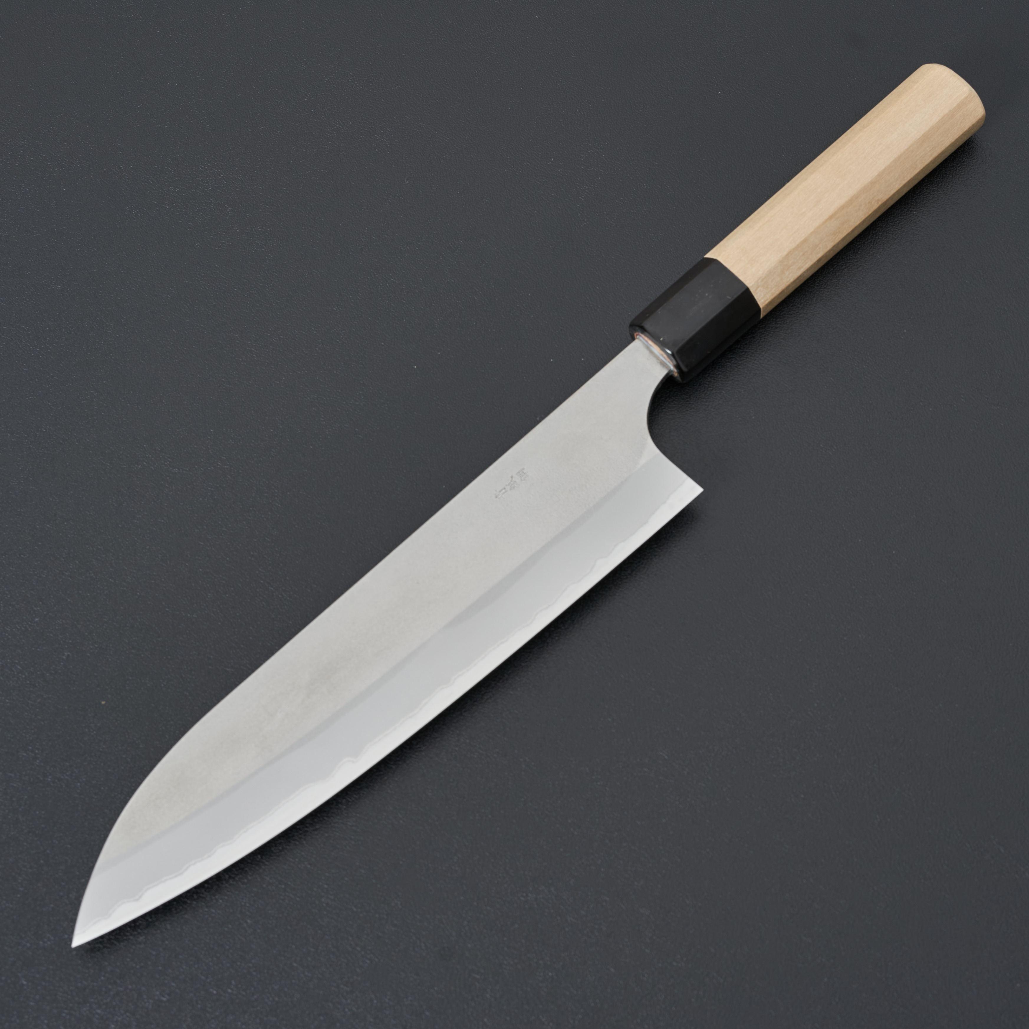Premium Gihei Nashiji Blue #2 Gyuto 210mm Japanese Chef Knife - High Carbon Steel Blade for Professional Cooking & Sushi Preparation