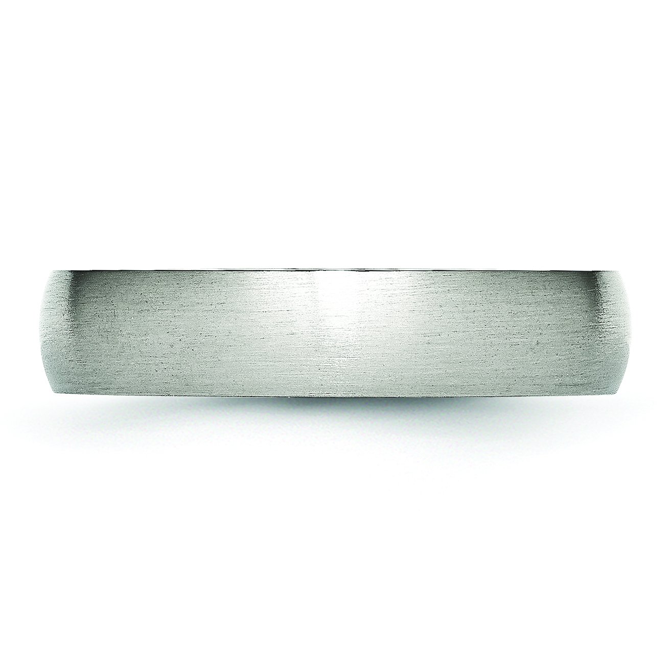 Men's 5mm Stainless Steel Brushed Wedding Band Ring - Durable Comfort Fit for Everyday Wear & Special Occasions