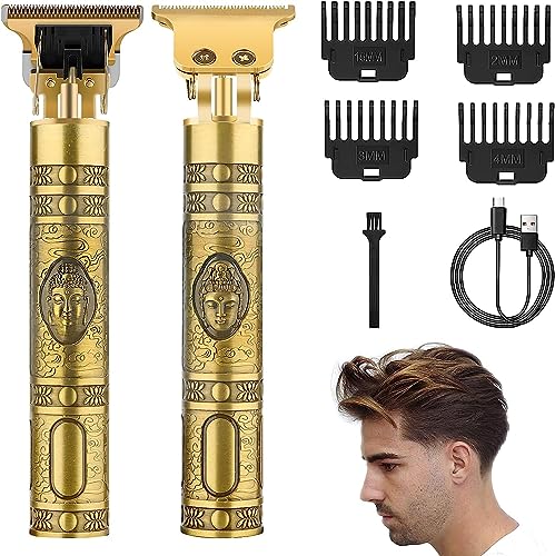 DINACO Professional Rechargeable Cordless Hair Trimmer for Men & Women - Electric Hair Clipper with 4 Guide Combs - Perfect for Home Haircuts, Beard Trimming, and Personal Grooming