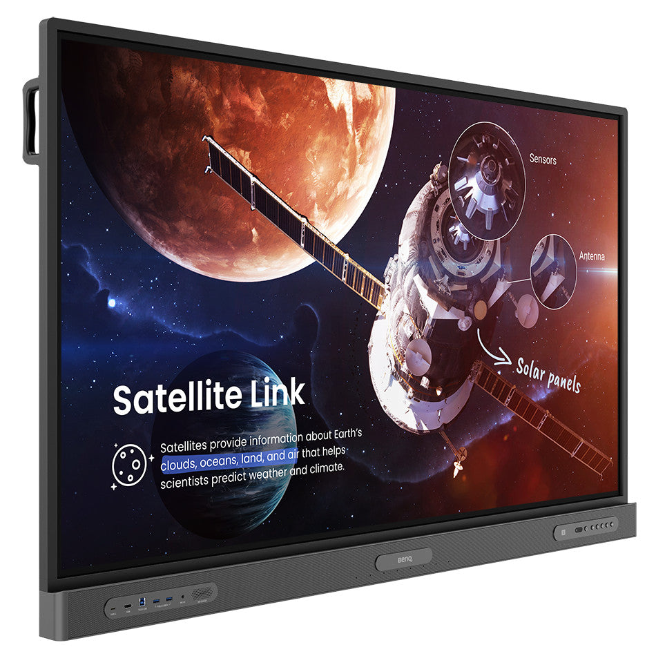 BenQ RP8603 86-inch 4K UHD Interactive Touch Screen Display for Classrooms, Business Meetings & Digital Signage