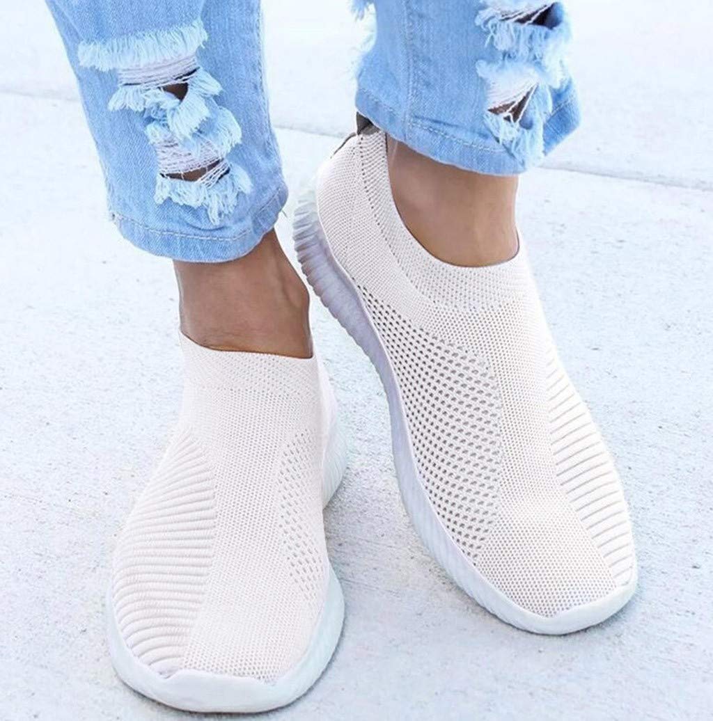Women's & Men's Slip-On Walking Shoes - Non-Slip Running Sneakers, Tennis Shoes, Casual Loafers & Steel Toe Dress Shoes for Work, Gym & Everyday Wear