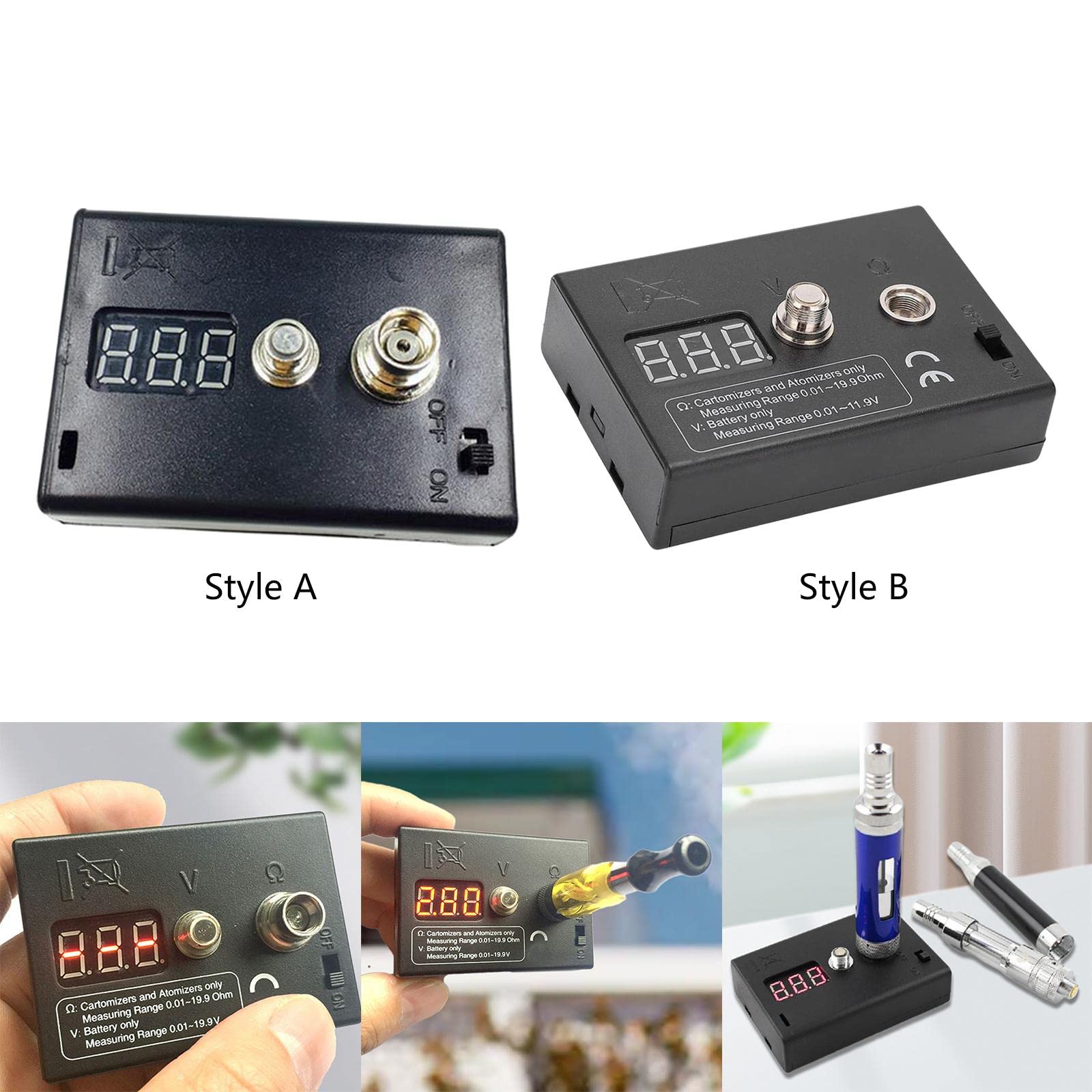 Digital Resistance Tester - Easy Use Wire Meter for DIY Projects | Home & Electrical Repair