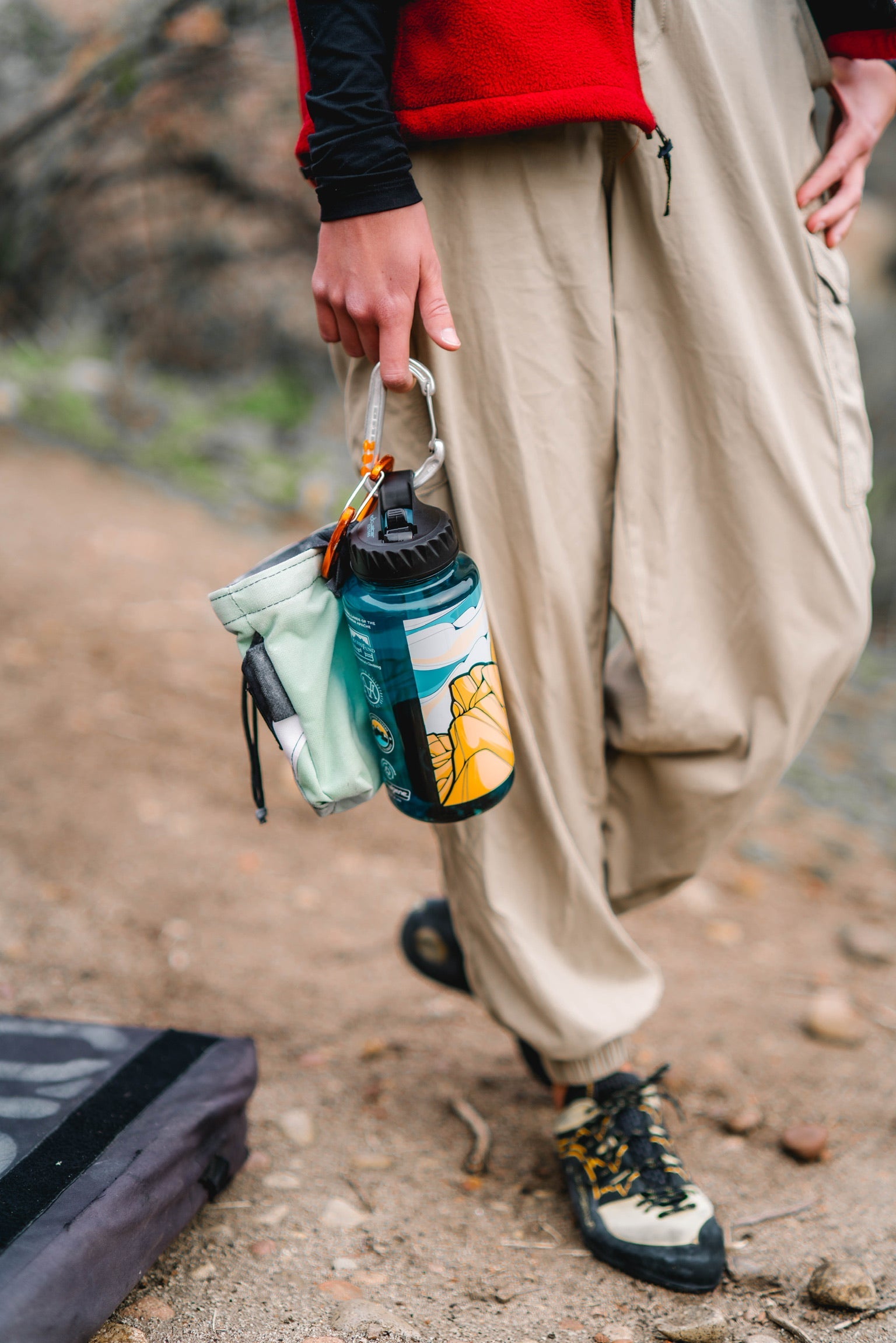 Nalgene OG Access Fund Water Bottle - 32oz & 48oz BPA-Free Tritan Wide Mouth Bottle for Hiking, Camping & Outdoor Adventures
