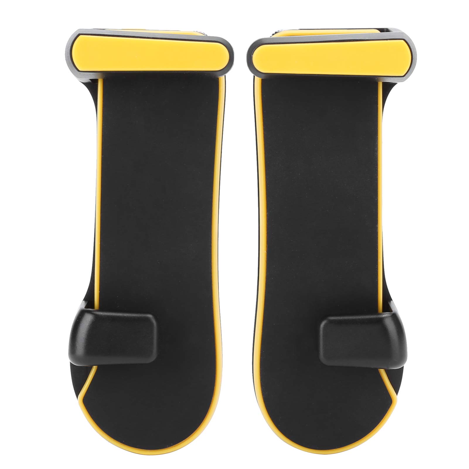 Mobile Game Controller for PUBG - 4-Finger Touch, Full Protection (Yellow) - Perfect for Tablets & Gaming