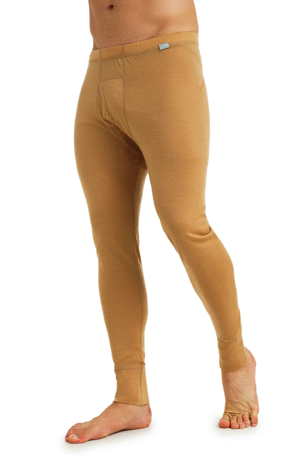 Men's Merino Wool Pants 165 Camel - Soft & Breathable Winter Hiking & Travel Trousers for Outdoor Adventures