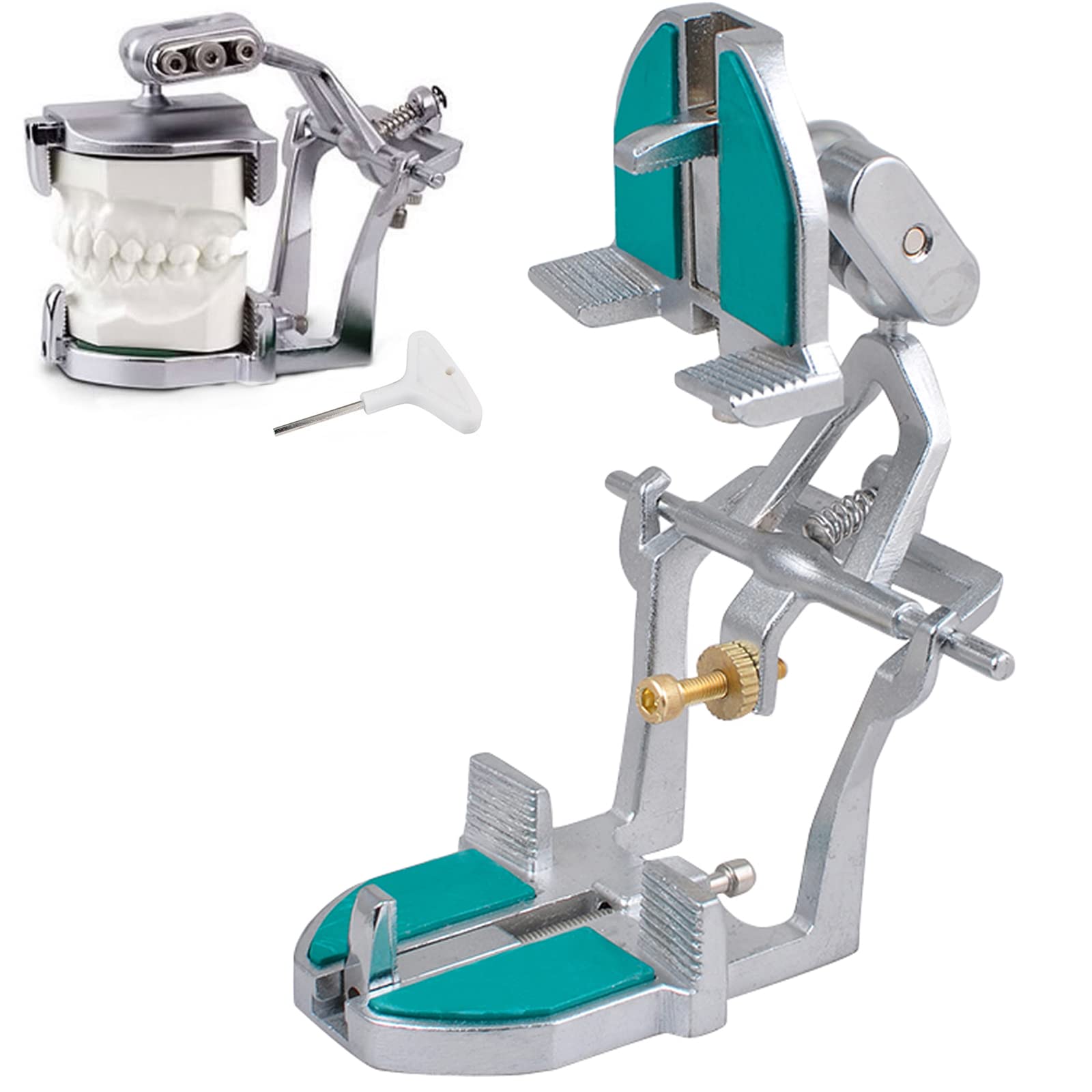 Adjustable Magnetic Articulator for Dental Lab - Precision Dental Bite Registration & Crown Fitting Tool (Ideal for Dentists, Orthodontists & Dental Technicians)