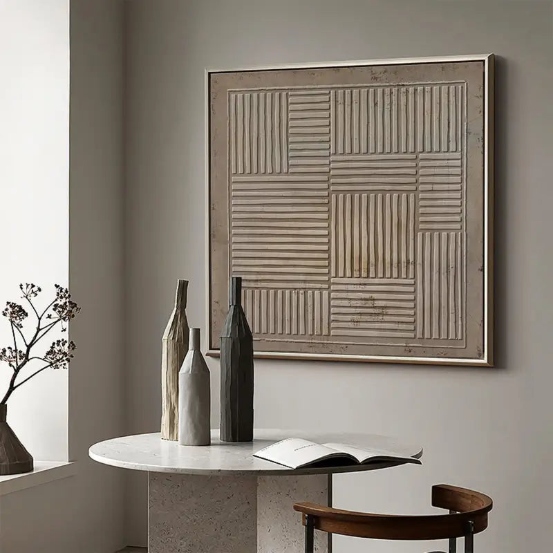 Abstract Tranquility Wall Art Canvas Print - Modern Home Decor for Living Room, Bedroom & Office #WS076 | Calming Abstract Painting for Relaxation & Meditation Spaces