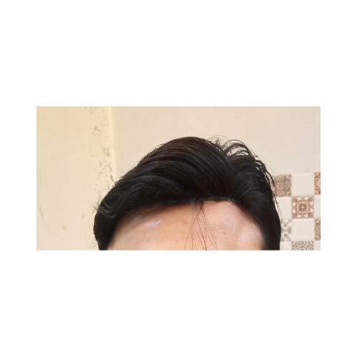 100% Human Hair Mono Filament Hair Patch - Silky Smooth & Natural Looking for Men & Women | Perfect for Thinning Hair, Hair Loss & Everyday Styling