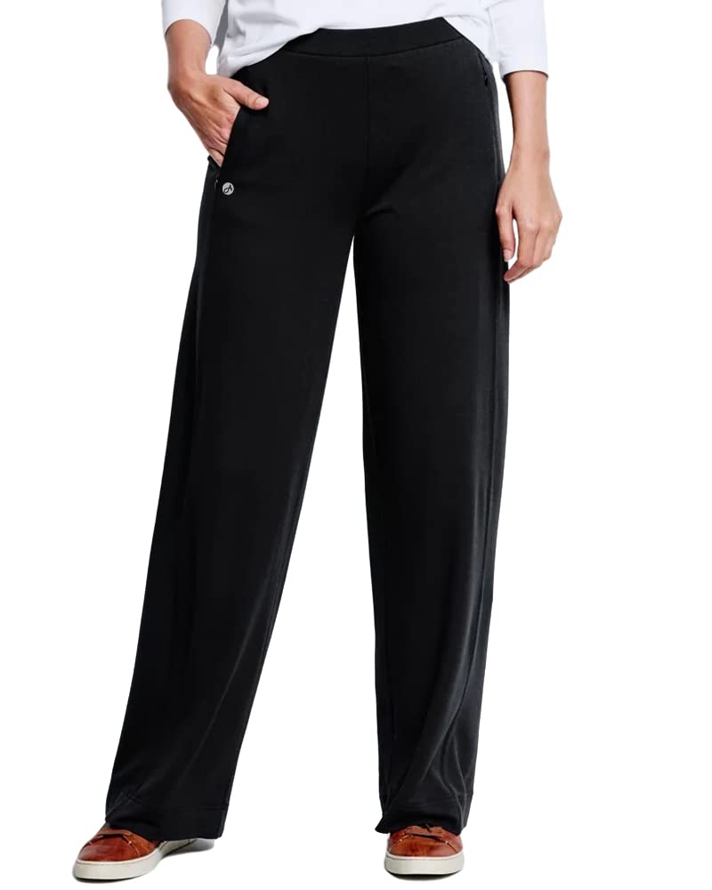 Aurgelmir Women's Straight Leg Sweatpants - Elastic Waist Wide Leg Workout Pants with Pockets for Yoga, Running & Lounge Wear