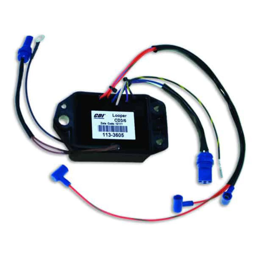 CDI Electronics 113-3605 6-Cylinder Power Pack for Johnson Evinrude OMC Sea Drive Outboard Motors - Reliable Ignition System for Marine Boating & Fishing