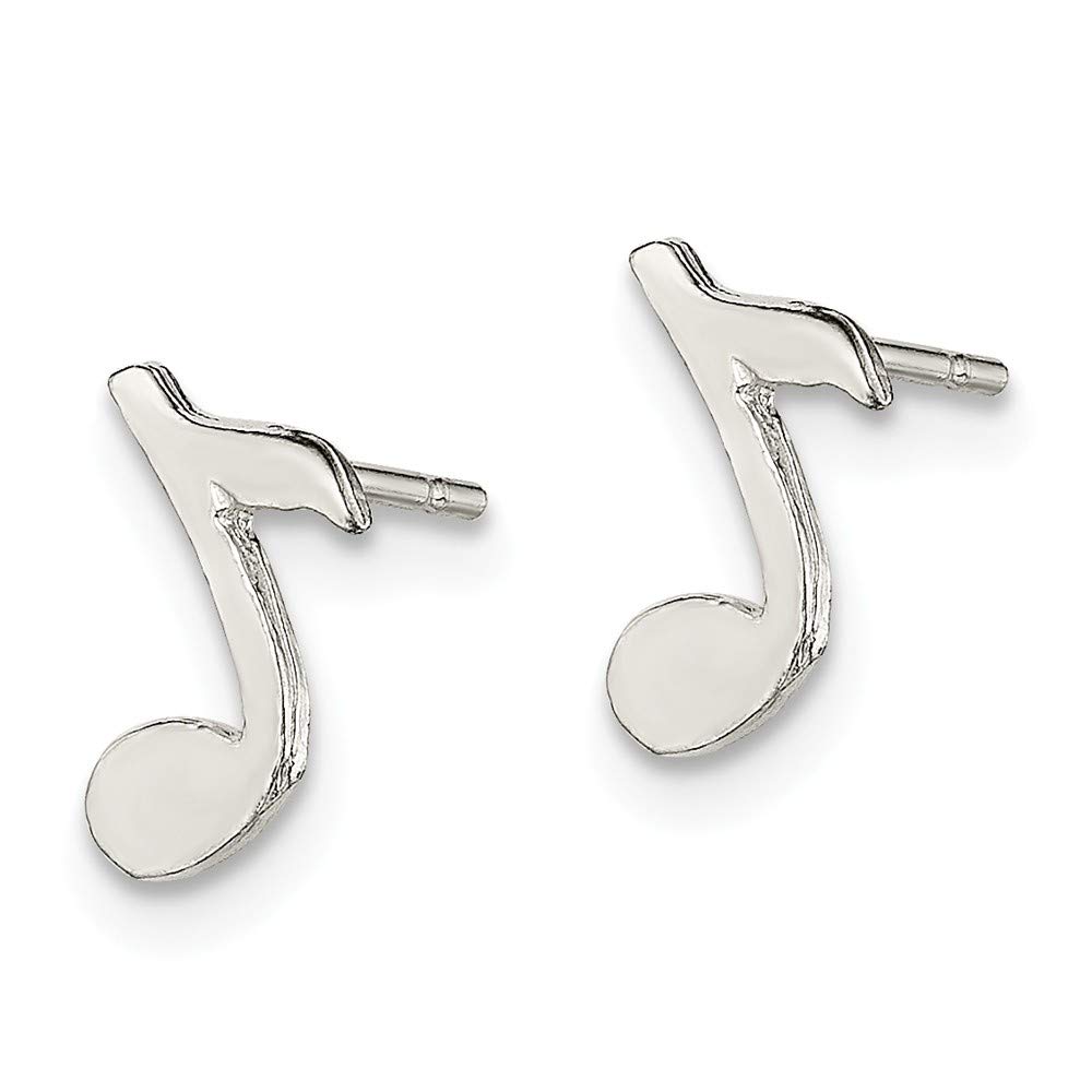 925 Sterling Silver Musical Note Mini Earrings – Elegant Tiny Music Note Stud Earrings for Women, Perfect Gift for Musicians & Music Lovers – Ideal for Concerts, Dates & Everyday Wear