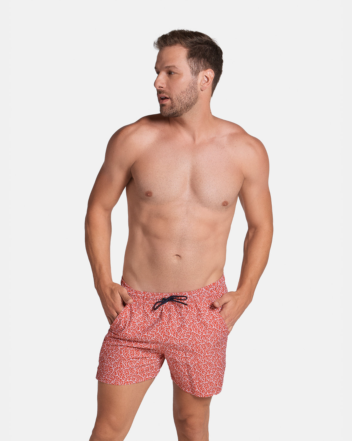Eco-Friendly Men's Swim Trunks with Soft Inner Mesh Lining - Quick-Dry, Comfortable & Sustainable Swimwear for Beach, Pool & Water Sports