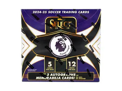 2024 Panini Select English Premier League Soccer Hobby Box - 25 Cards - Collectible Trading Cards for Soccer Fans & Fantasy League Players