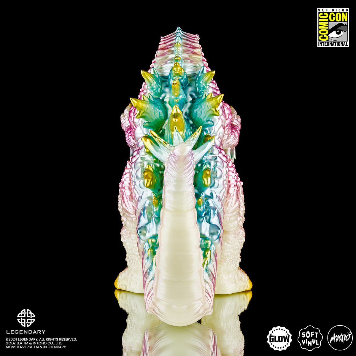 Godzilla x Kong: The New Empire Soft Vinyl Figure - Cherry Blossom Glow in The Dark Collectible | Perfect for Movie Fans, Anime Collectors & Home Decor | Great Gift for Godzilla Lovers