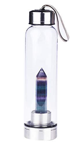 A - Dark colorful fluorite