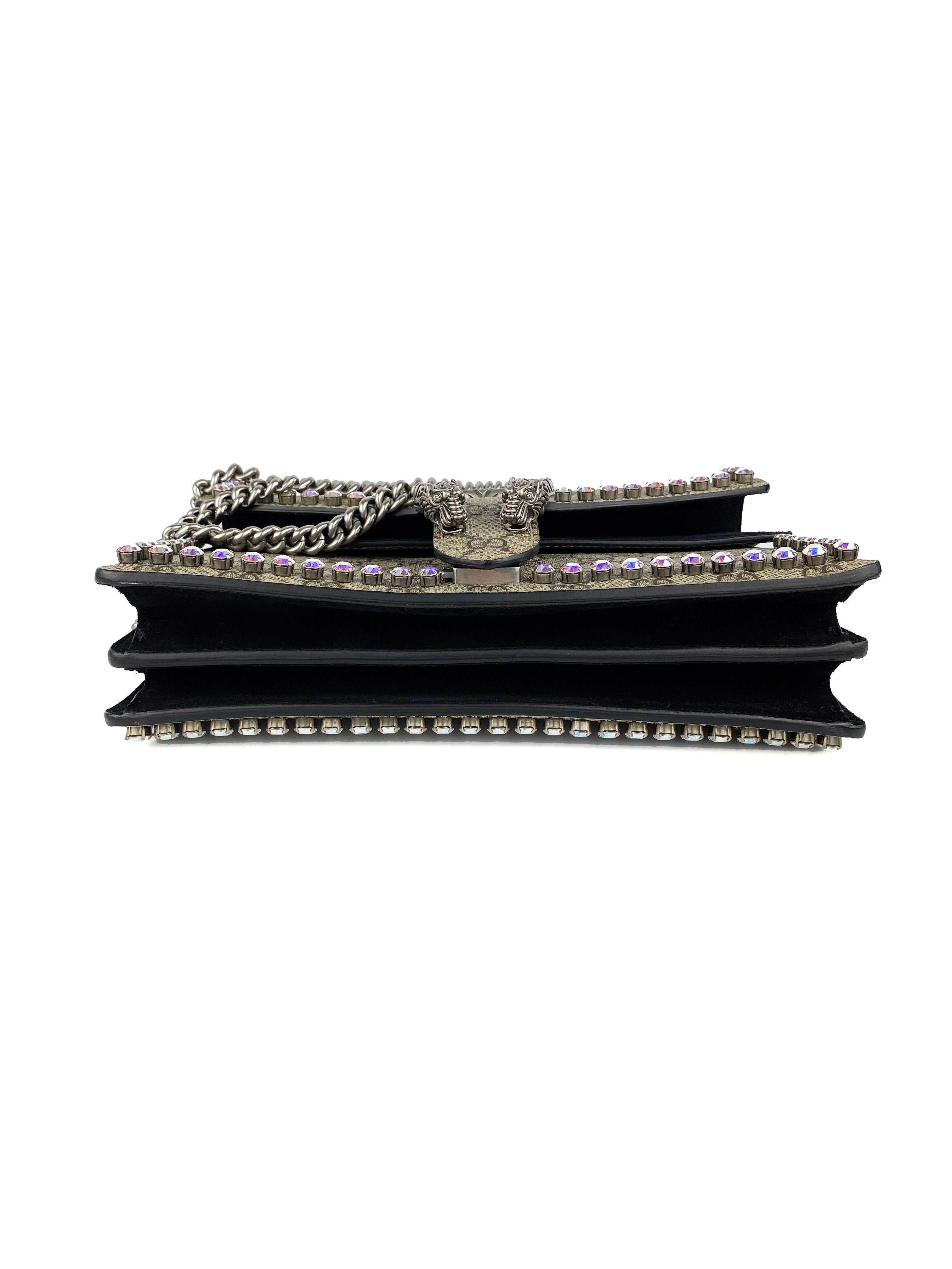 Gucci Dionysus Crystal Embellished Shoulder Bag - Luxury Designer Handbag for Women | Perfect for Parties, Weddings & Evening Events