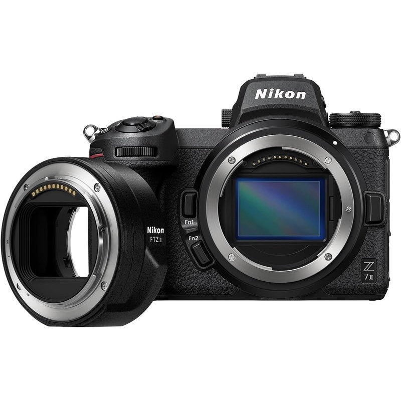 Nikon Z7 II Professional Mirrorless Camera Body with Lens Kit & Adapter - 45.7MP Full Frame, 4K Video, Dual EXPEED 6 - Perfect for Wedding Photography, Travel Vlogging & Professional Studio Work