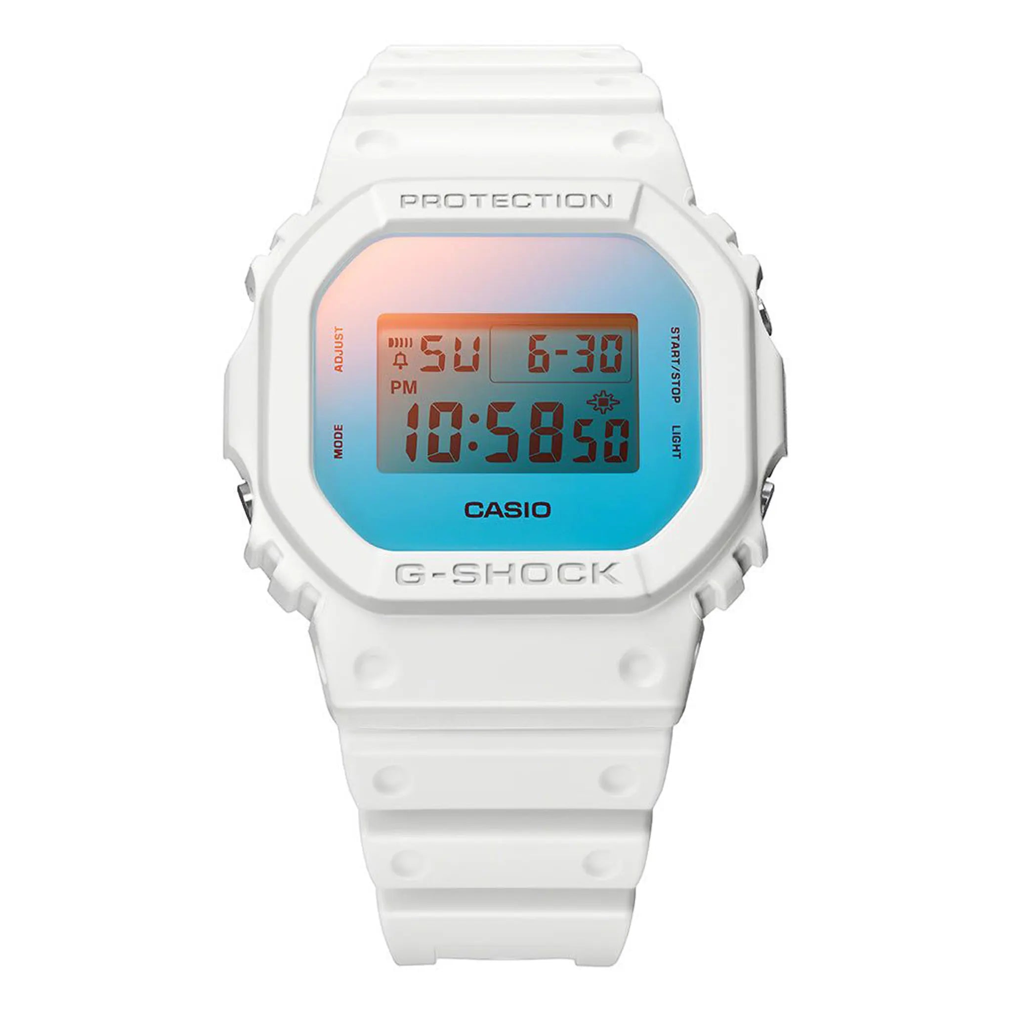 Casio G-Shock DW-5600TL-7ER Digital Sport Watch - White Shock-Resistant Watch for Men - Perfect for Running, Hiking & Outdoor Adventures