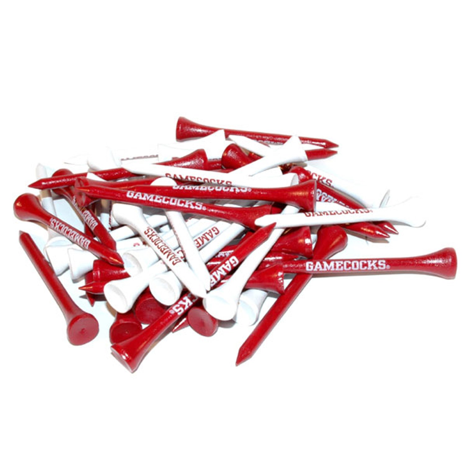 Team Golf NCAA Golf Tees - Pack of 50 | Durable Plastic Golf Tees for Driving Range & Course Play | Perfect for College Sports Fans & Golf Tournaments