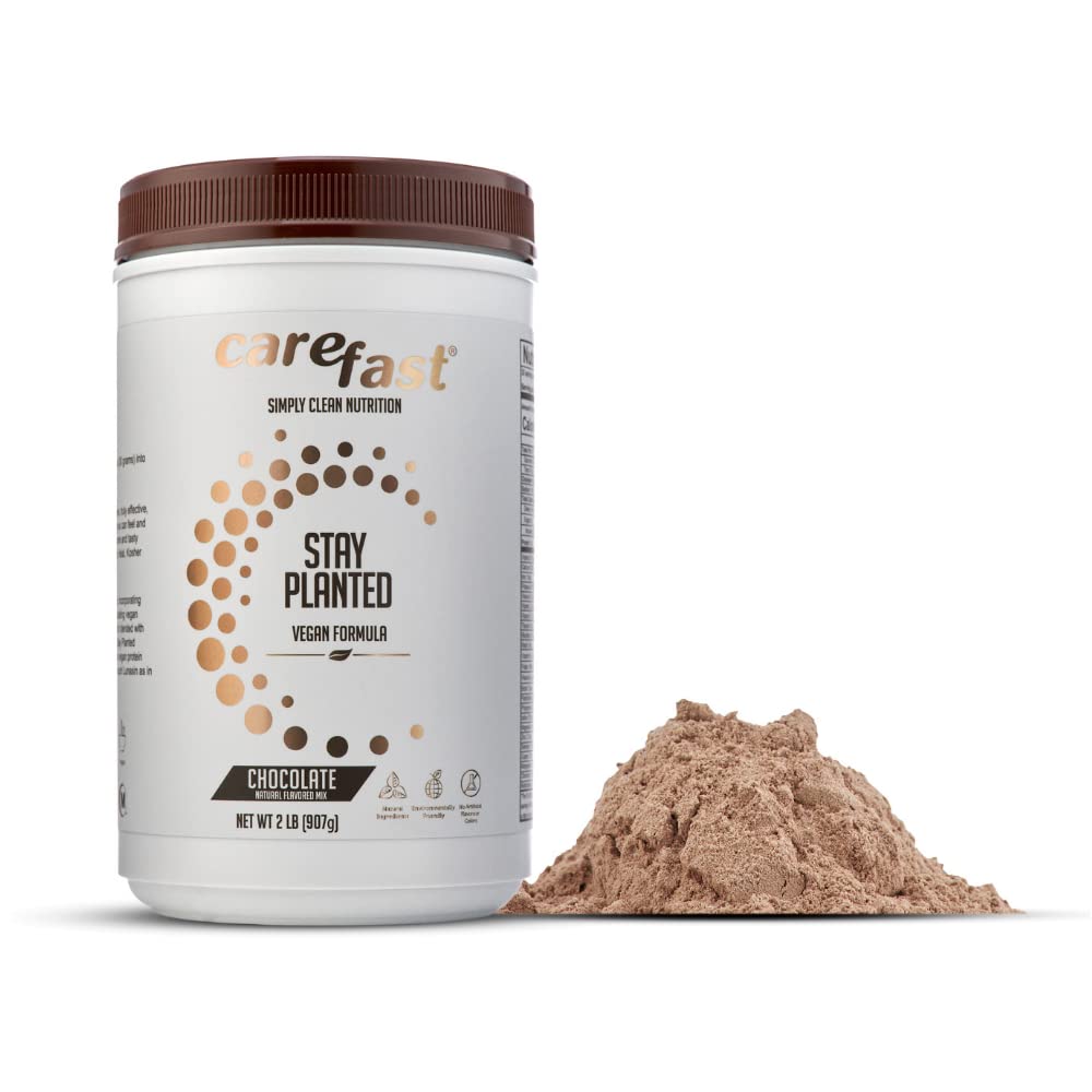 Organic Plant-Based Non-GMO Soy Protein Powder - Chocolate Flavor - 2lb Tub - 13g Protein per Serving - Vegan, Low Carb, Gluten-Free - Perfect for Smoothies, Shakes & Post-Workout Recovery - Healthy Meal Replacement & Weight Management