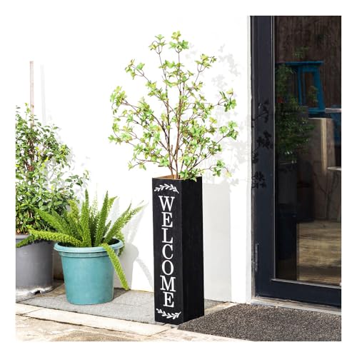 black porch