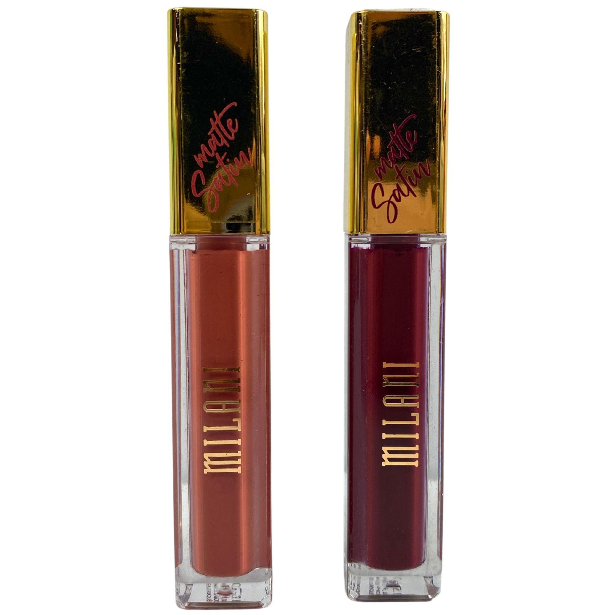 Milani Amore Satin Matte Lipstick Set - 60 Pcs (0.22OZ Each) - Cashmere & Velvet Finish - Long Lasting & Moisturizing - Perfect for Daily Wear, Parties & Special Occasions