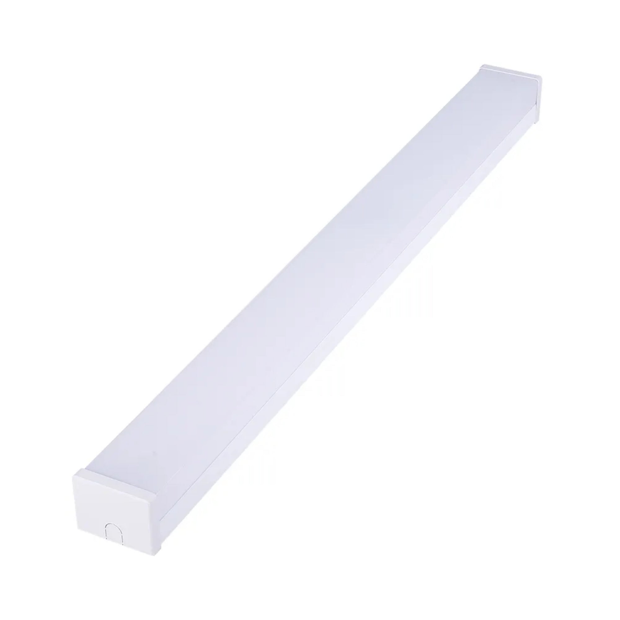 4ft LED Wraparound Light Fixture - 6500 Lumens, 50W, 35K/40K/50K Color Temperature, 120-277V - Perfect for Office, Garage, Warehouse & Commercial Lighting