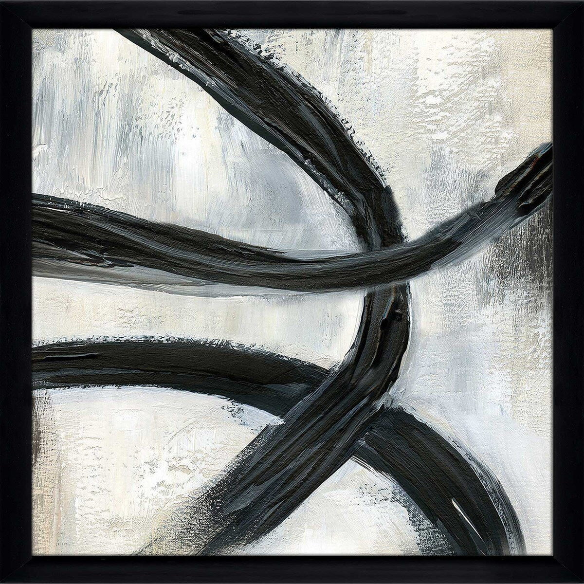 Abstract Square Rings II Acrylic Wall Art Print - Modern Home & Office Decor for Living Room, Bedroom, or Workspace