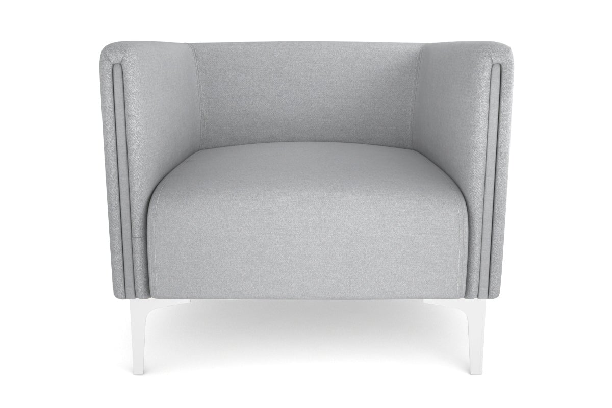 Drej 2.0 Lounge Chair with Square Arms - Modern Single Seater Sofa for Living Room, Bedroom or Office