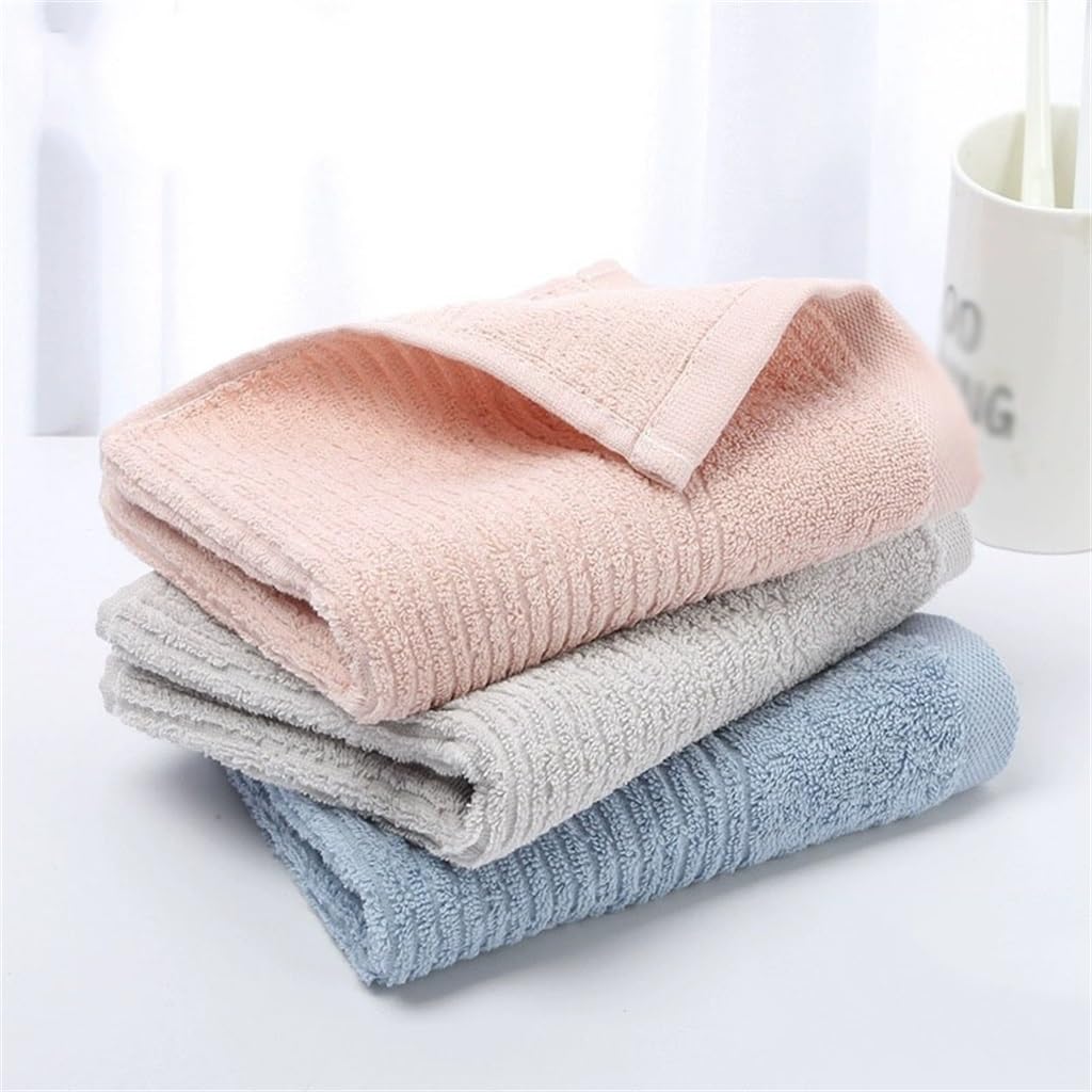 PAIZME 100% Pure Cotton Soft Face Towel for Men & Women - Gentle Absorbent Bath & Hand Towel for Daily Skincare & Spa Use