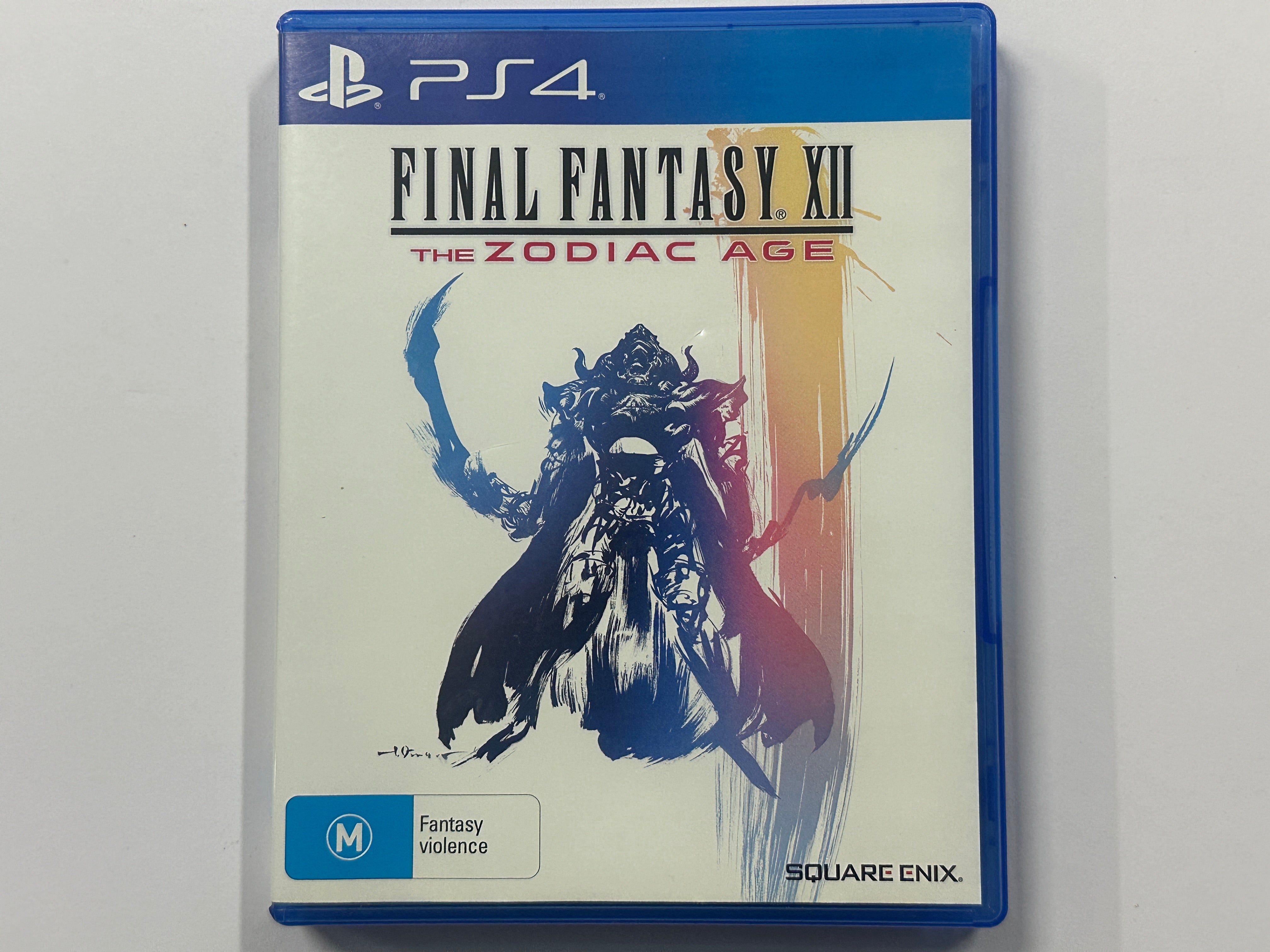 Final Fantasy XII The Zodiac Age - Complete Edition with Original Case - PS4 RPG Game for Fantasy Adventure & Collector's Display