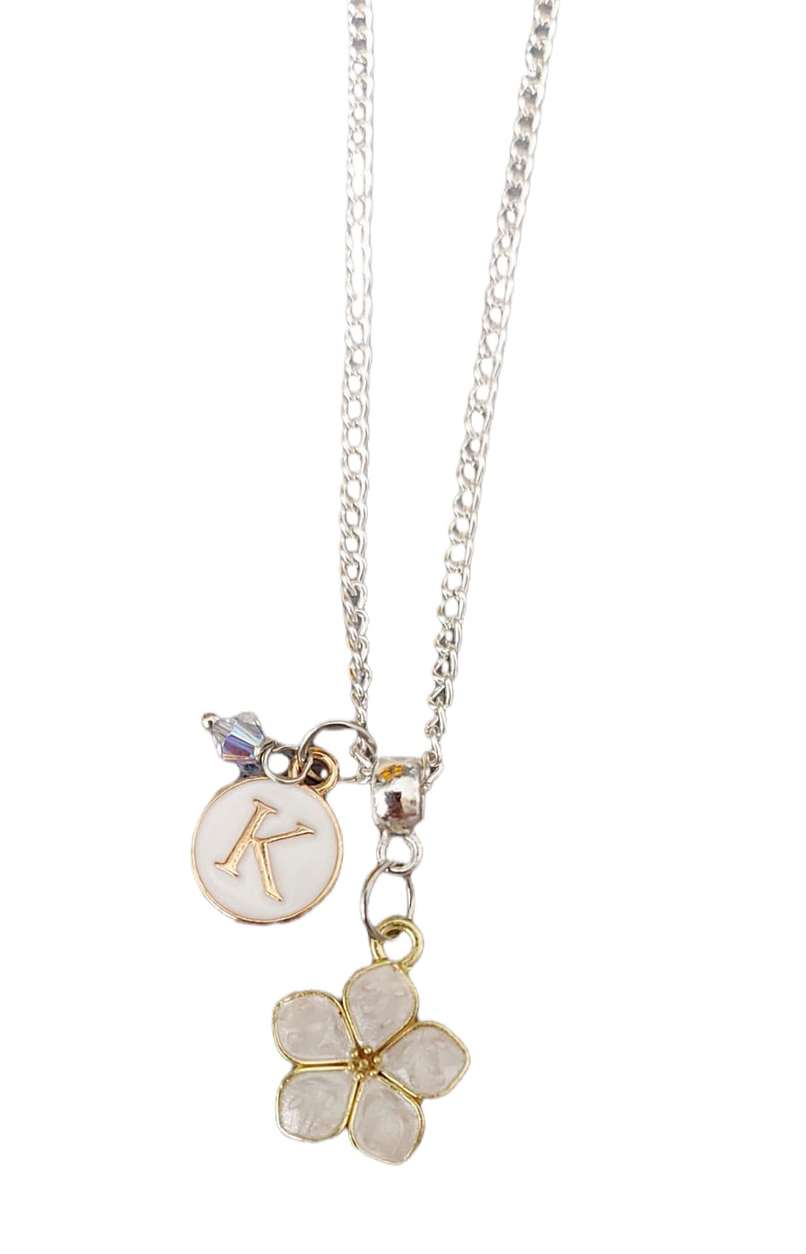 Handmade Pearl Flower Necklace with Crystal - Elegant Gift for Women