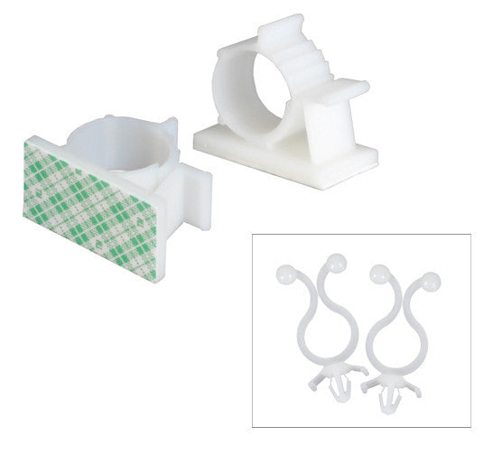 Lian Li PT CL02 Cable Management Clamp Kit - Organize PC Wires & Cables for Clean Gaming Setup & Workstation