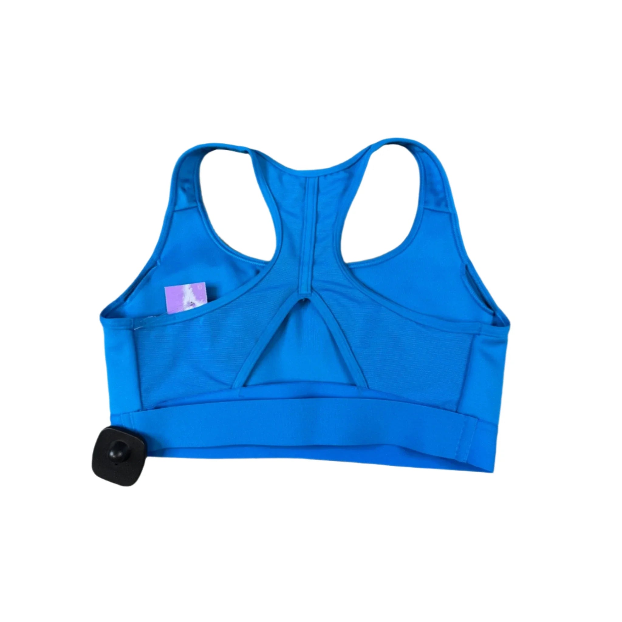 Adidas Women's Blue Athletic Sports Bra - Size S - High Support Workout Top for Running, Yoga & Gym