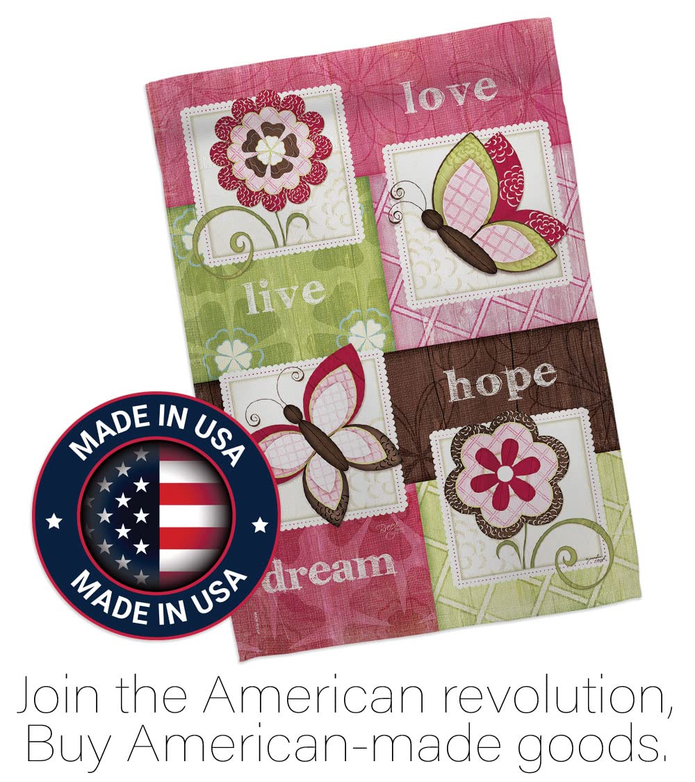 Butterfly Floral House Flag Set 28
