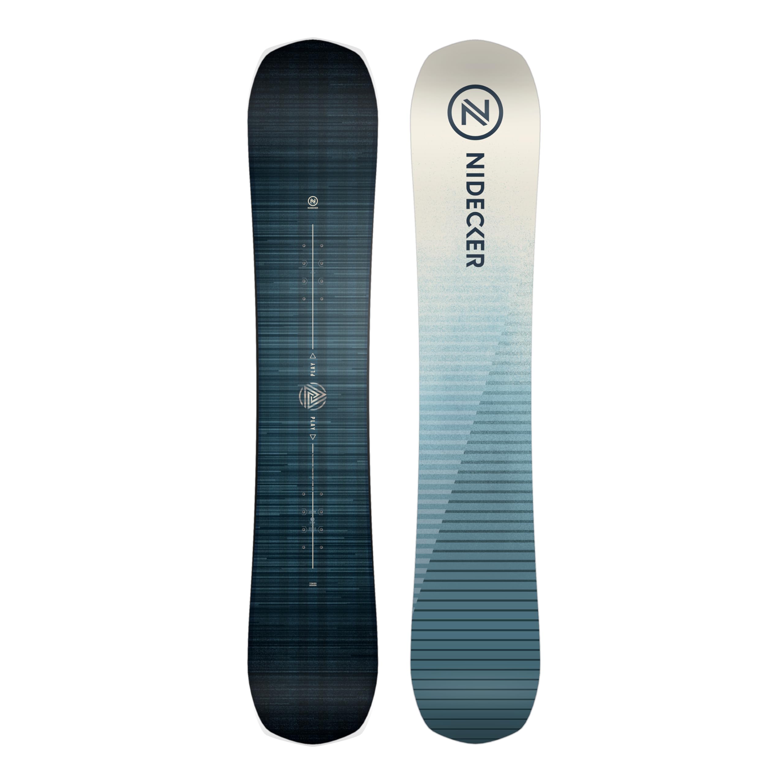 Nidecker Play Men's Snowboard - All-Mountain Freestyle Snowboard for Beginners & Intermediate Riders | Perfect for Park, Powder & Groomed Runs