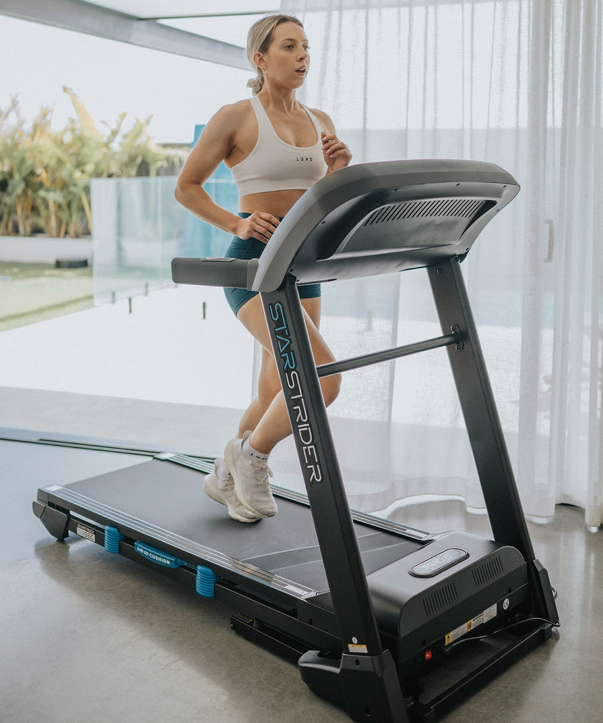 StarStrider SS55C Treadmill - 1.5HP Folding Home Exercise Machine for Running & Walking | Compact Design for Small Spaces, Home Gym & Cardio Workouts