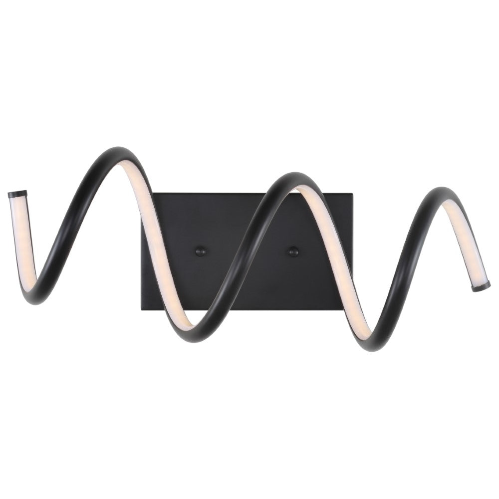 Modern Metal Integrated LED Vanity Light Sconce - 7 Light Bathroom Mirror Lighting Fixture for Bedroom, Dressing Room & Makeup Area