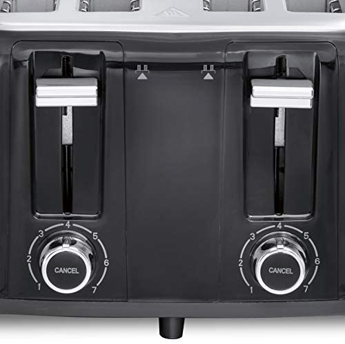 Best 4 Slice Toaster by Hamilton Beach Model 24217 - Perfect for Breakfast, Brunch & Family Meals