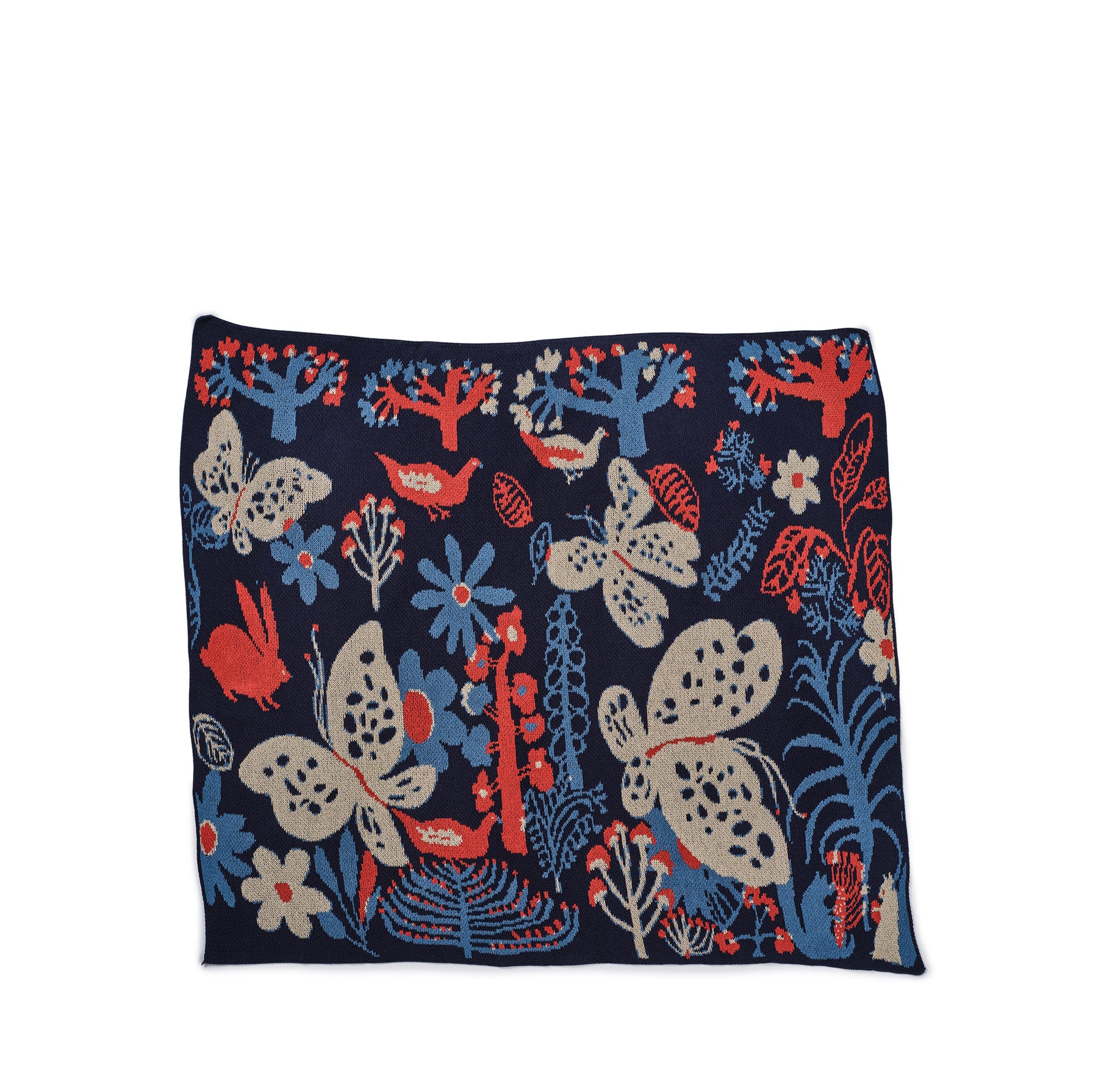 Soft Navy Butterfly Blanket for Kids - Cozy & Lightweight Baby Blanket for Nursery, Bedtime, and Outdoor Adventures