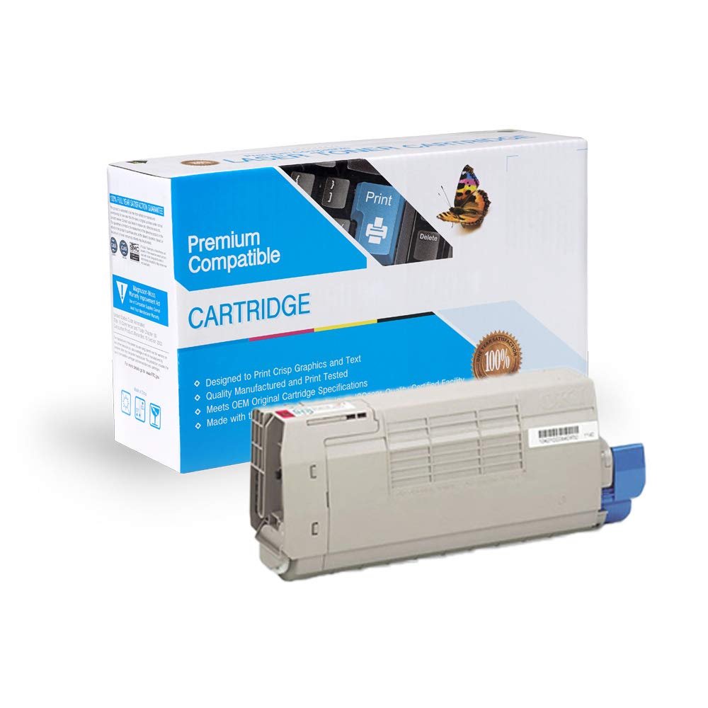 OKI Okidata 43866102 Compatible Magenta Toner Cartridge - High-Quality Laser Printer Replacement for Office & Home Printing