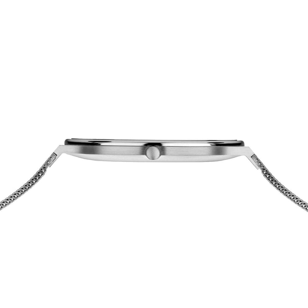 Bering Ultra Slim Women's Watch - White Dial & Silver Milanese Strap 18440-004 | Elegant Dress Watch for Business, Office & Formal Occasions