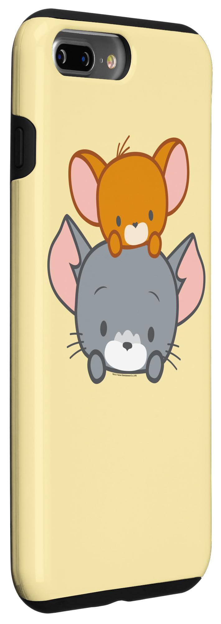 Tom and Jerry Chibi Cartoon iPhone 7 Plus/8 Plus Phone Case - Cute Anime Protective Cover for Daily Use, Work & Travel