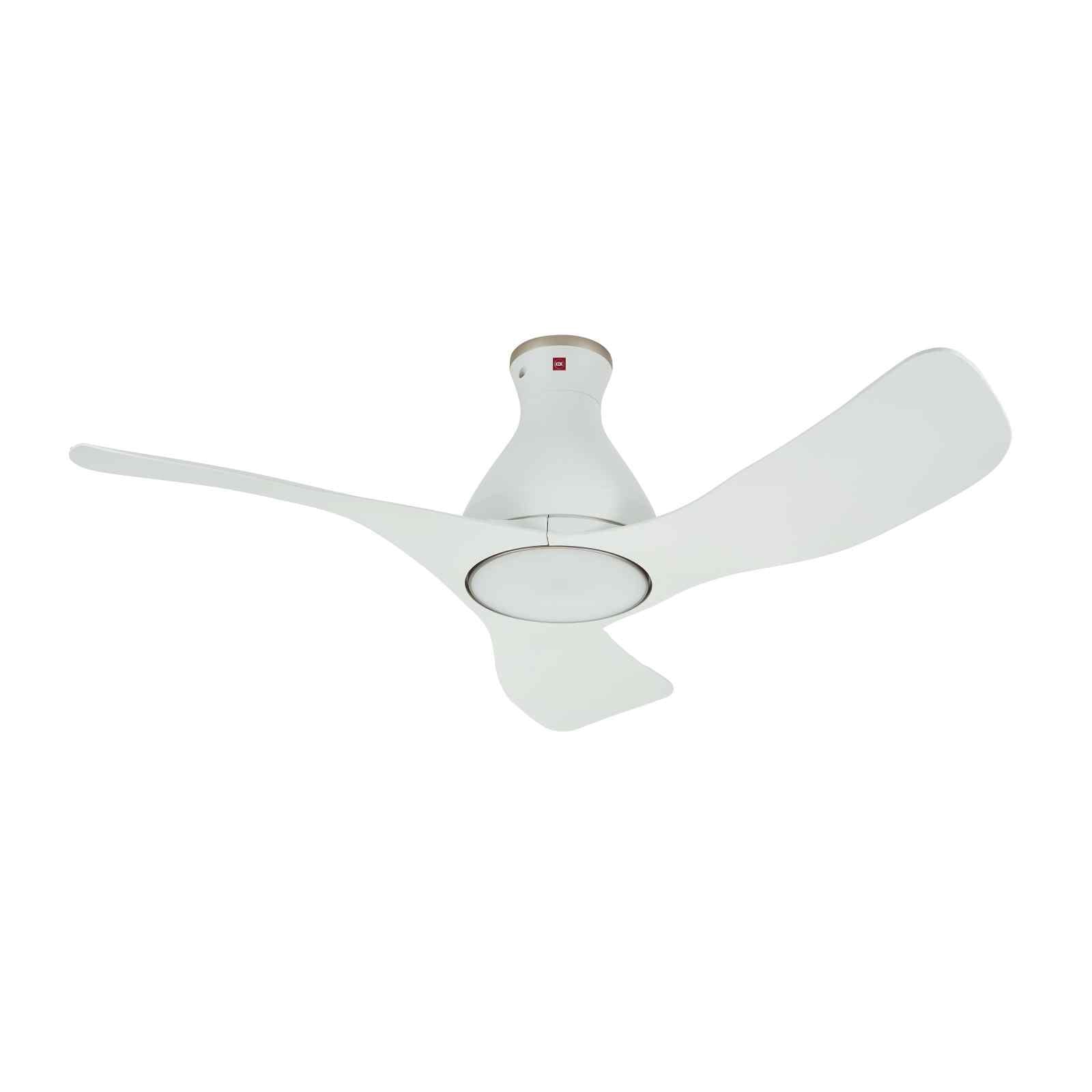 AIRY 48 Inch Smart DC Ceiling Fan with Optional LED Light - Energy Efficient, Remote Control, Quiet Operation for Bedroom, Living Room & Outdoor Spaces
