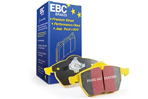 EBC Brakes DP41221/2R Yellowstuff High-Performance Ceramic Brake Pads - Perfect for Sports Cars, Track Racing & Daily Driving