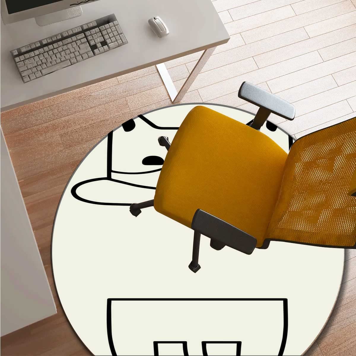 Anti-Fatigue Cat Chair Mat for Carpet - 35